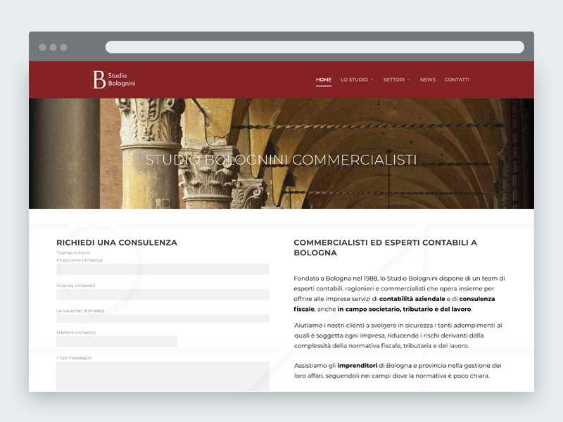 Realizzazione siti web Bologna Marcello Mingardi