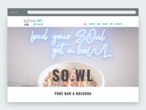 Realizzazione Sito Web SoWl Poke Bar Bologna